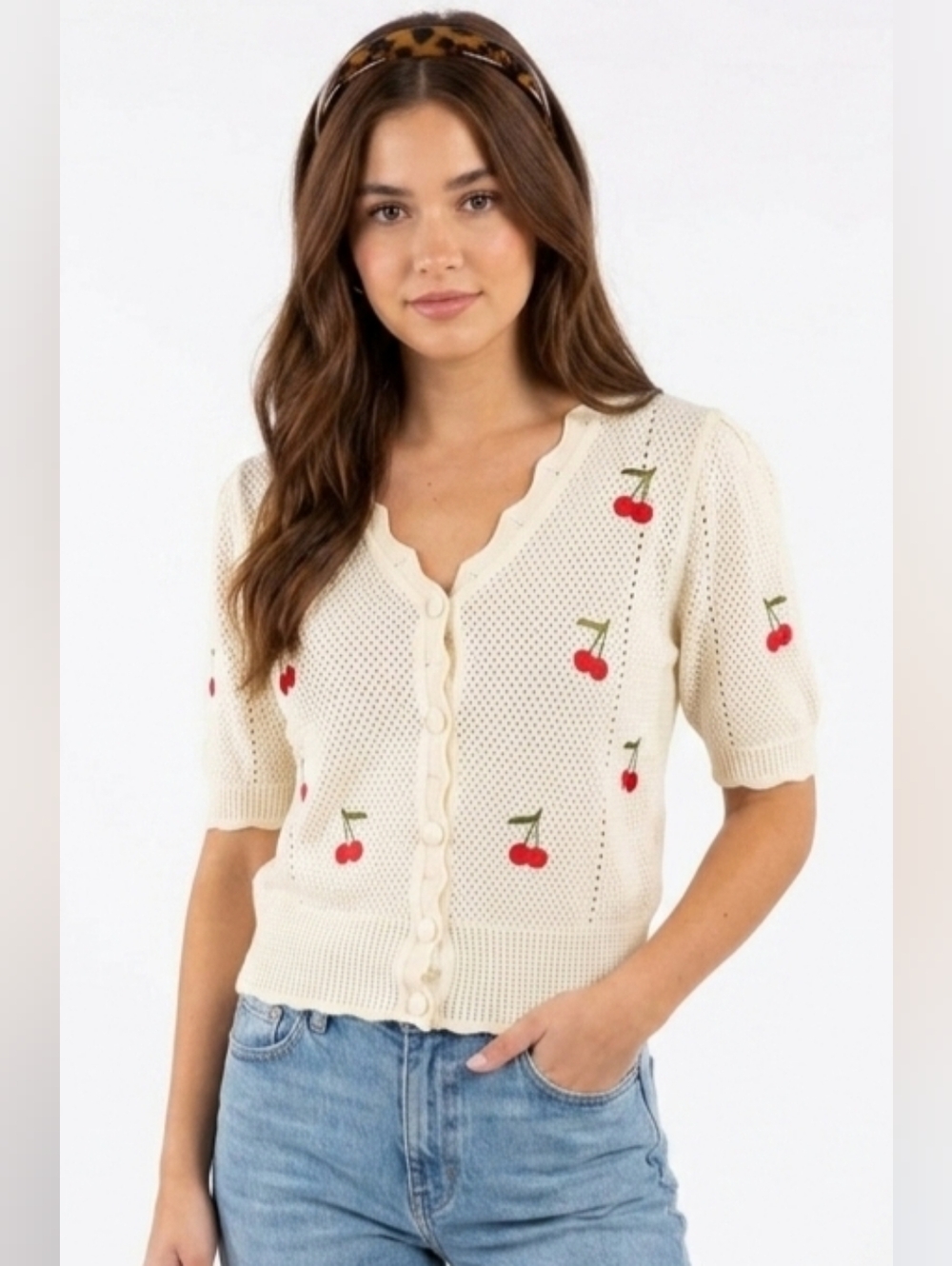 Simply Southern cherry cardigan cottagecore coquette preppy summer cute